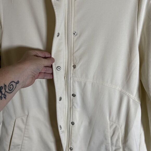 Izod Golf XFG Women's Jacket Coat Size L Large Ivory Retro Vibe Cool - Picture 15 of 16